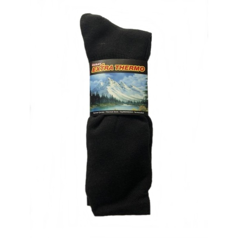 Askeri Siyah Havlu Çorap